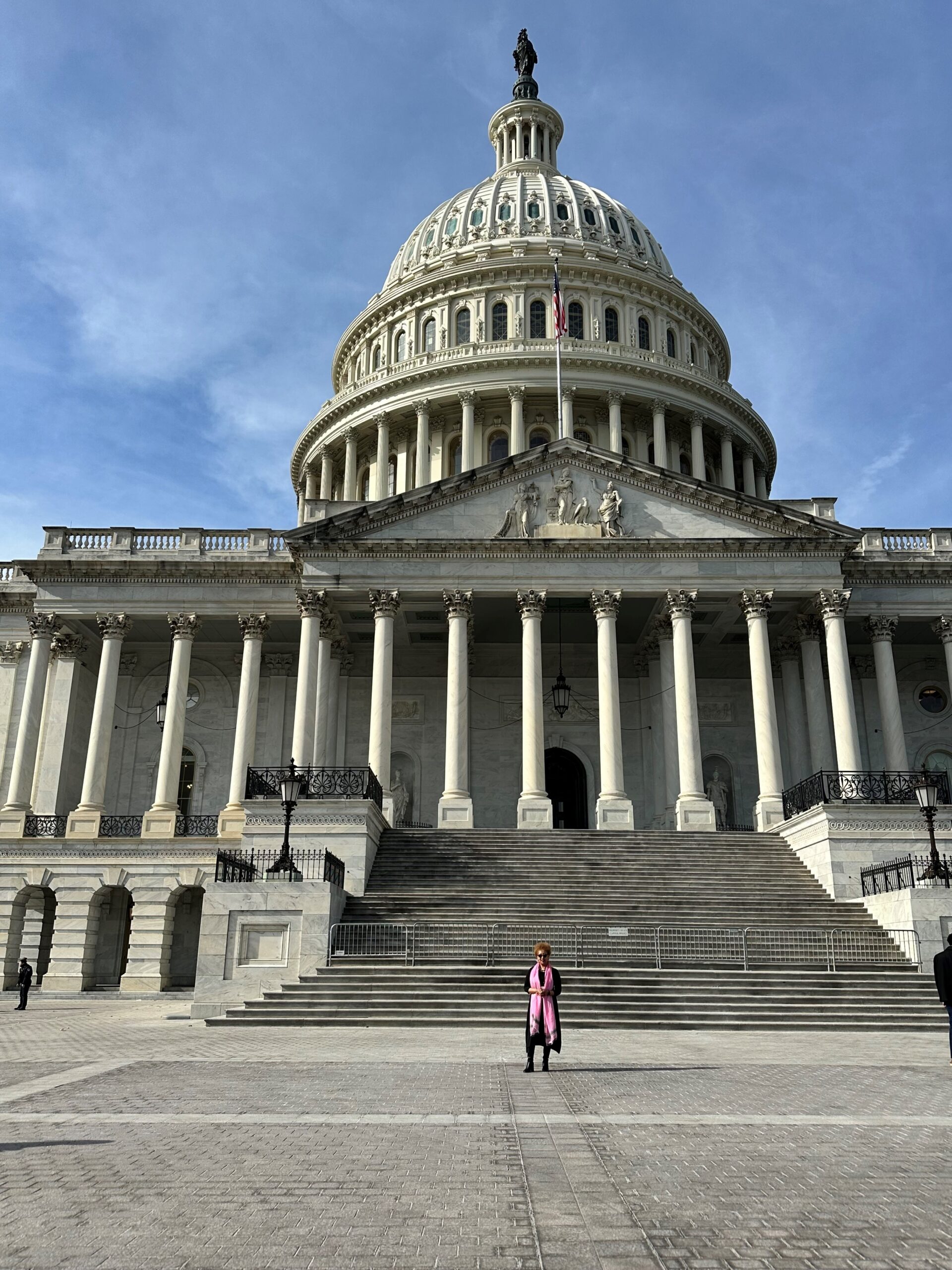 Face to Face Executive Director Hanna Getachew-Kreusser at the U.S. Capitol in Washington, D.C.